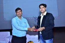 Dr. S.N. Mishra with Speaker Mr. Pawan Sharma, NASSCOM Foundation during Induction 2019 